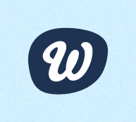 W for WooConcept blue clean logo