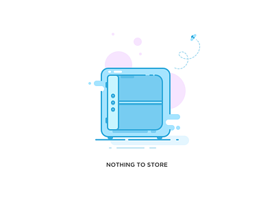 Empty Storage empty state icon illustration image iphone safe storage ui ux