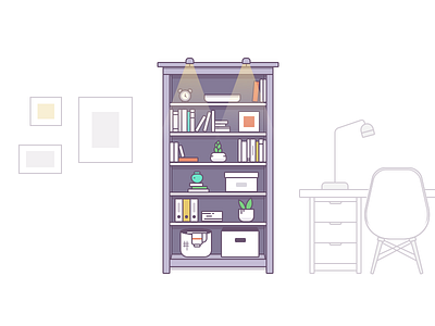 Bookcase bookcase books box design icon ikea illustration