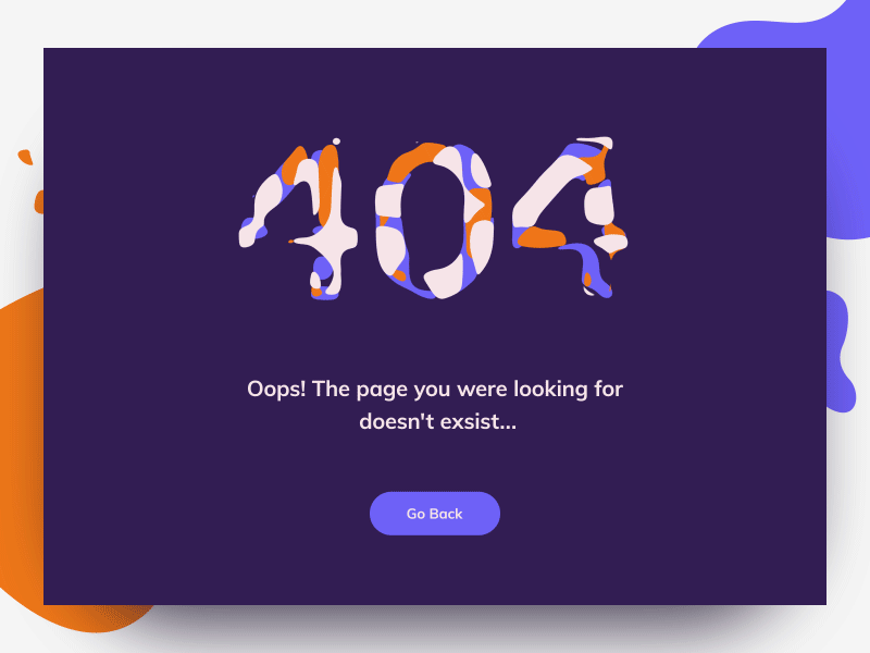 404 404 after effects animation error gif liquid motion ui web