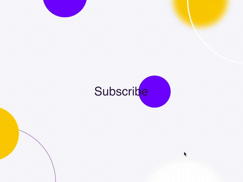 Subscribe animation button clean dailyui gif input minimal motion principle ui ux