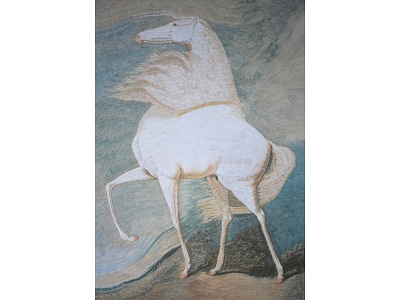 After James Ward collage equestrian art equine art horse horse art horse illustration horses illustration paper