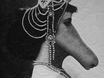 Mata Hari collage mata hari paper portrait