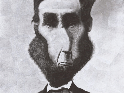 Abraham Lincoln crop 3 collage illustration lincoln paper portrait