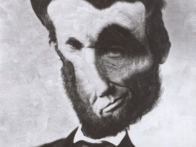 Abraham Lincoln crop 5 collage illustration lincoln paper portrait