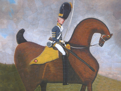 Eight Equestrian Portraits crop 2 collage equestrian equine horse paper portrait