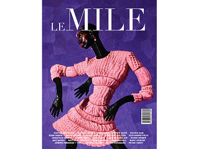 Lunna / Le Mile Magazine #21 alexandre felix art collage illustration le mile magazine paper