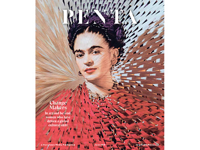 Penta Magazine Frida Kahlo collage fridakahlo nicholasmuray paper penta portrait