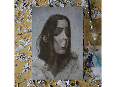 Studio, Untitled portrait, Lola Dupre and Tre Koch art greece illustration paper patras portrait
