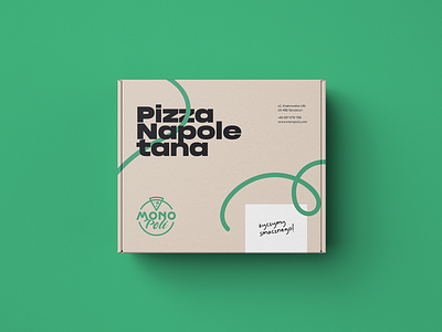 MonoPoli - Visual Concept billboard box brand branding design food logo logos logotype napoletana outdoor packaging pizza pizza box restaurant vector