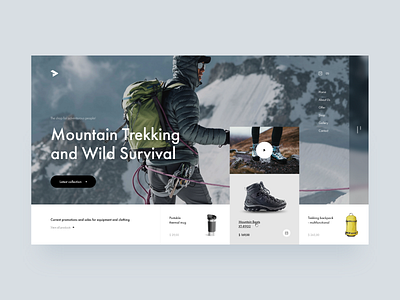 Mountain Trekking - Concept shots