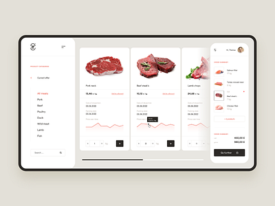 Wild Deer System - Concept shots brand concept dashboard deer design ecommerce fresh homepage meat site system ui ui design ux ux design web ui web ux webdesign wild www