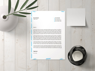 Business letterhead design address align app branding business card colour contact design graphic design icon illustration logo name typography ui ux vector web white space