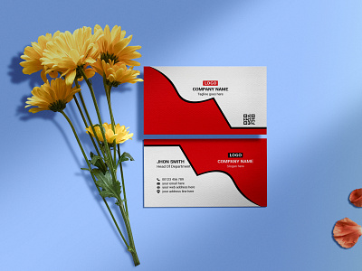 Formal business card design