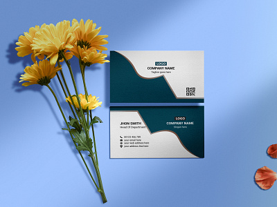 Formal business card design