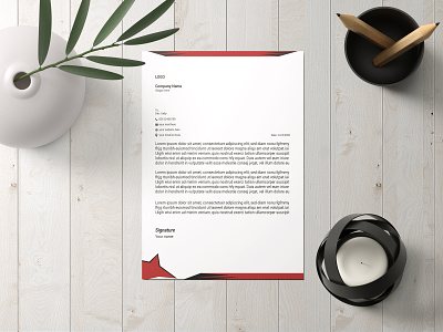 Professional business letterhead design address align app branding business colour contact design graphic design icon illustration logo name print typography ui ux vector web white space