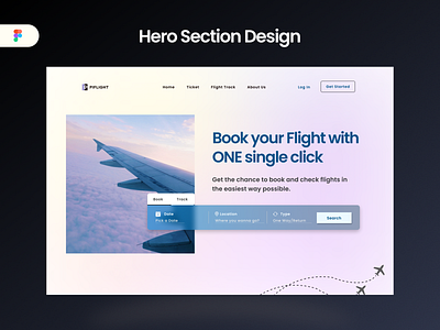 Flight Booking Hero Section