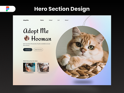 AdoptMe Hero Section