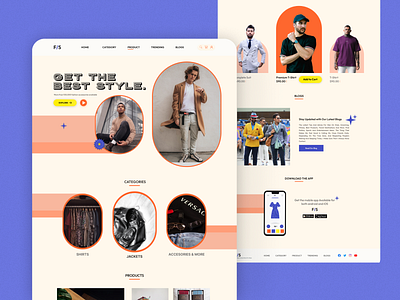 Fashion Landing UI body design ecommerce fashion fashion landing fashion site fashion ui fashionui gents fashion hero illustration landing men fashion ui uiux web web design