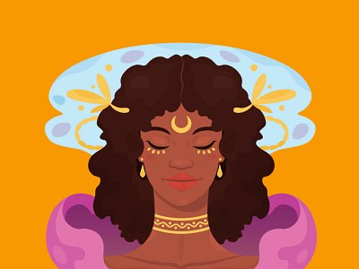 The Mysticism and Spirituality Illustration Pack app branding design flat icon illustration logo ui ux vector