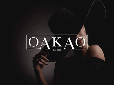 Oakao creative fashion freelance graphic design idea logo logo design oakao typography