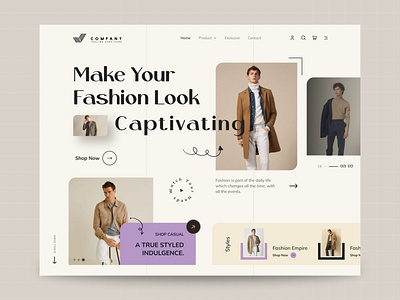 Fashion Store Landing Page Website🔥