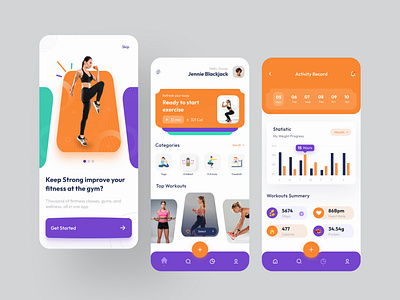 Fitness - Workout App UI