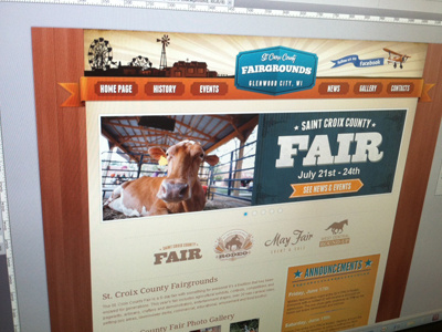 St. Croix County Fairgrounds - Website Design county fair fair fairgrounds web design