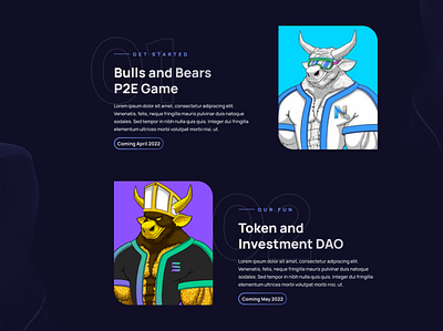 NYCrypto Bears and Bulls design ui ux website