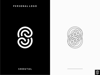Personal Logo Design branding circle design icon initials logo logotype minimal personal logo process simple vector web