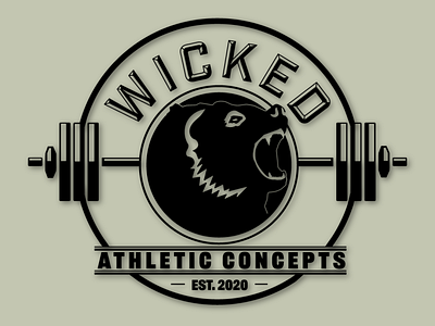 Wicked Athletic Concepts Logo branding design graphic design icon illustration logo typography vector