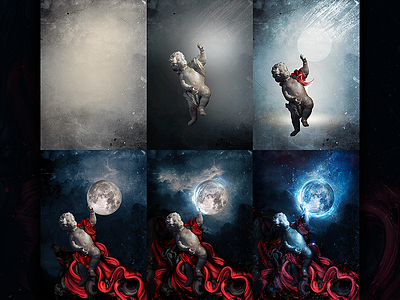 Origins Process art direction digital art illustration manipulation process