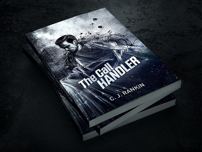 Book Cover Art – The Call Handler 3d cgi cover art digital art displacement paint pencil photo manipulation post production retouching special fx