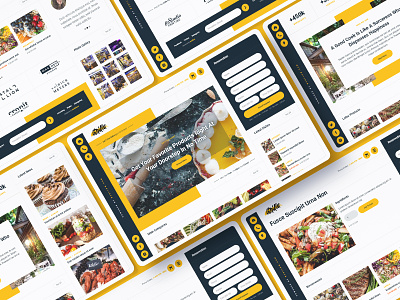 Grilla - Restaurant Website Template bakery bar coffeeshop delivery fastfood food grill pub restaurant template webdesign webflow website