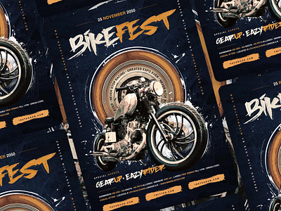Motorcycle Flyer/Poster Template