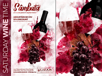 Wine Poster a4 design event festival flyer grapes love photoshop poster psd template wine