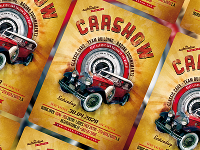 Classic Car Show Flyer/Poster