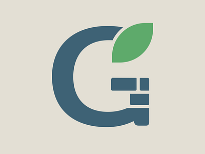 Gonzalez Landscaping Logo Lettermark brand branding design icon landscaping logo lettermark logo monogram monogram logo