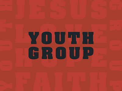 Youth Group Branding brand branding church design logo typography youth youth group