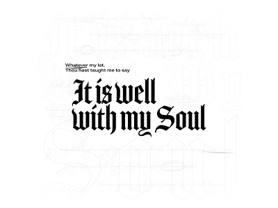 It is Well Bible Graphic