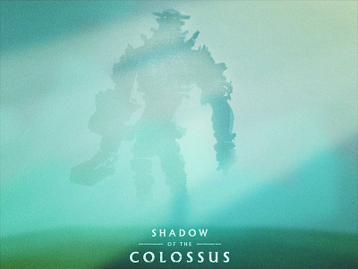 Shadow of the Colossus art colossus fan art illustration illustrator playstation shadow of the colossus sony sotc video game