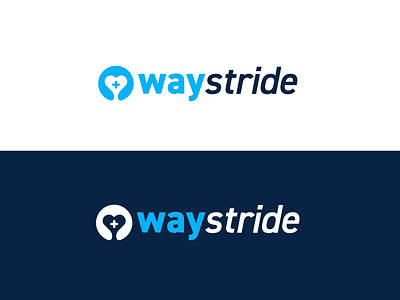 Waystride | Logo Design branding design designer freelance health health care health care logo logo logo design