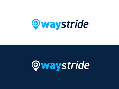 Waystride | Logo Design brand branding design health healthcare logo logo logo design