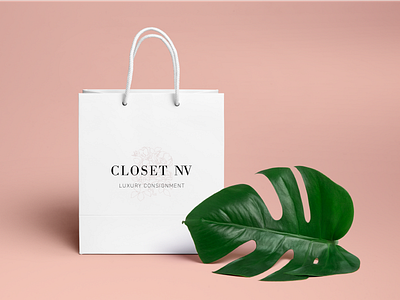 Closet NV | Logo Design / Brand Design brand branding design fashion logo luxury mock up mockup