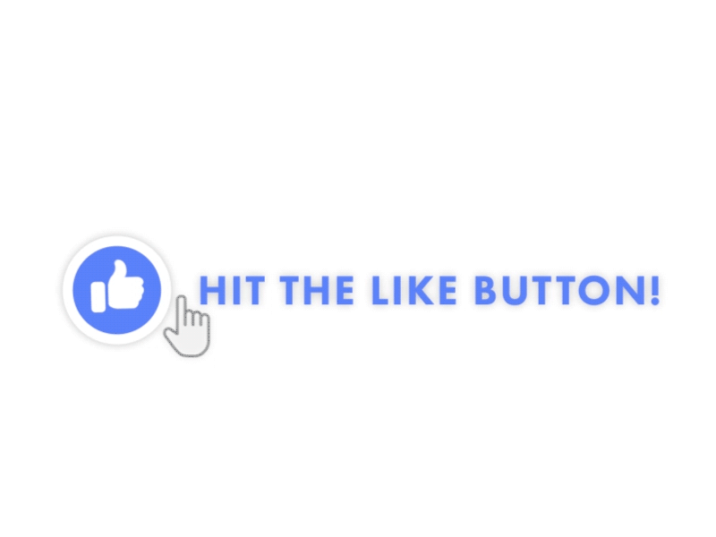 Hit the Like Button motion graphic