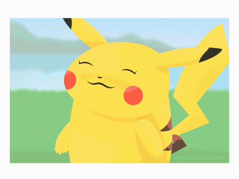 Pikachu Meme Illustration Animation By Tim Medina Design