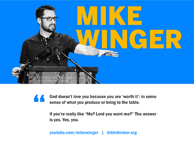 Mike Winger Quote Social Design