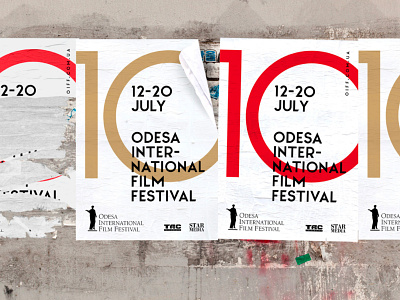 Odesa International Film Festival branding g3tmanchuk poster typography