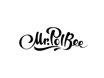 Honey "Mr.PolBee" calligraphy g3tmanchuk getmanchuk hetmanchuk honey logo typography