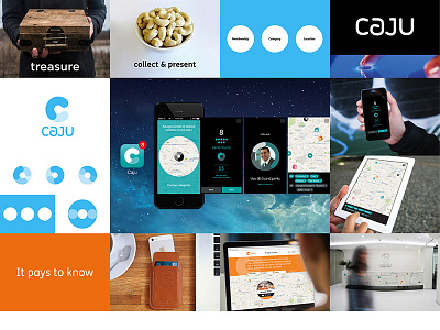 Caju brand identity design branding copywriting naming